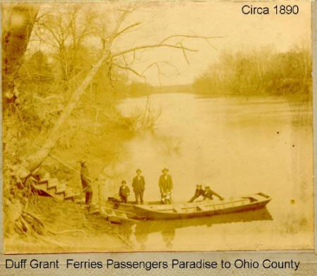 ferry boat in Ohio County, KY